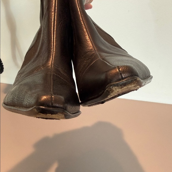 Donald J. Pliner Dark Brown Heeled Boots - Picture 8 of 10